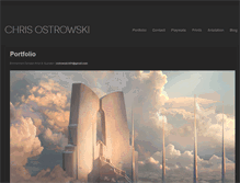 Tablet Screenshot of chrisostrowskiart.com